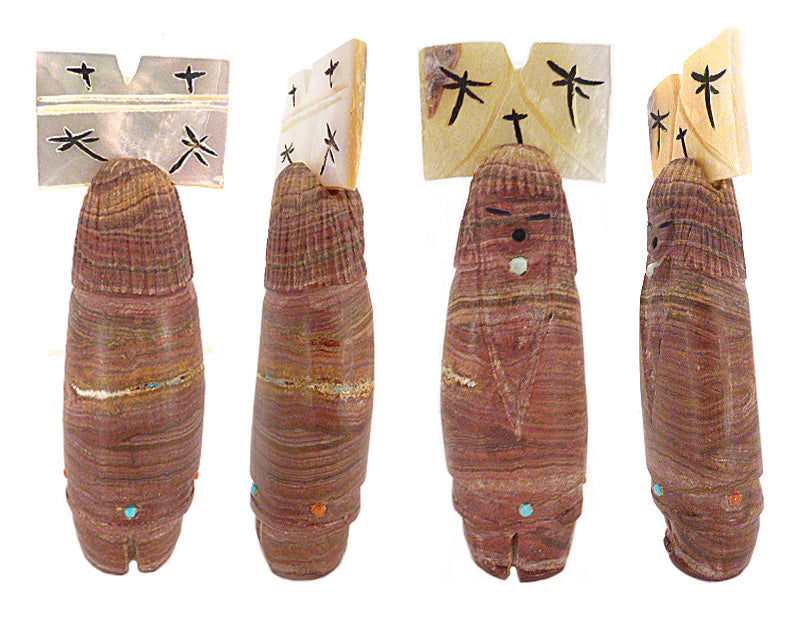 Onyx Maiden by Sandra Quandelacy - Zuni Fetish Sunshine Studio