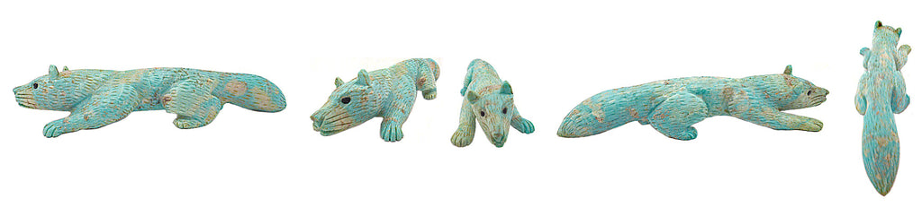 Turquoise Wolf by Lance Cheama