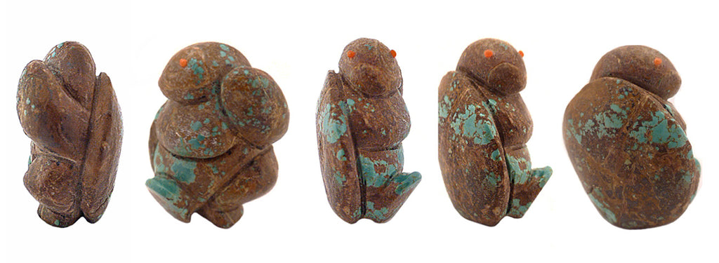 Turquoise Turtle by Troy Sice - Zuni Fetish Sunshine Studio