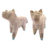 Zuni Rock (travertine) Horse by Enrike Leekya