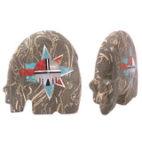 Purisima, Crawstone ( Limestone with Embedded Shells, Baja California, Mexico) Medicine Bear by Andres Lementino