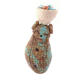 Number Eight Mine Turquoise Maiden Figure by Sandra Quandelacy