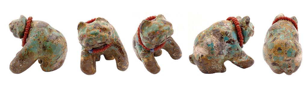 Turquoise Bobcat by Loren Tsalabutie