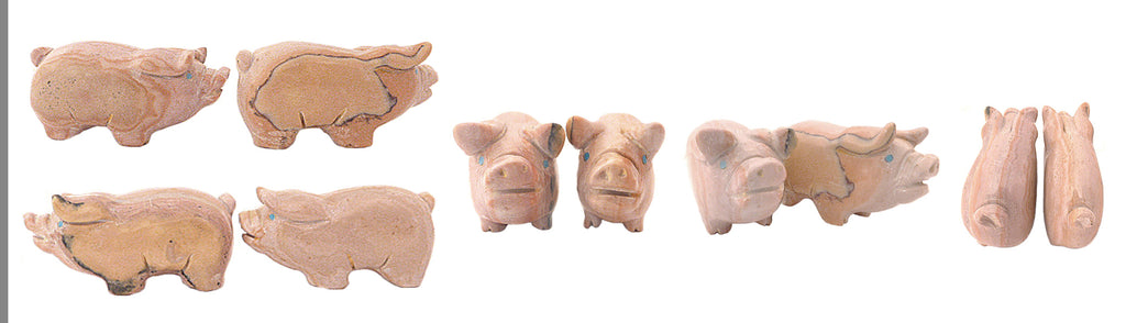 Dolomite Pig, Double by Stanton Hannaweeke