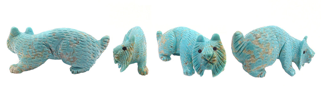 Turquoise Bobcat by Lance Cheama