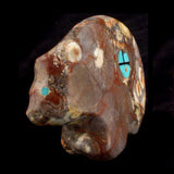 Bird's Eye Jasper Medicine Bear by Lynn Quam