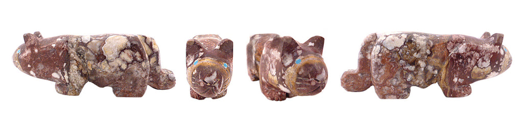 Wild Horse Rock Mountain Lion by Alex Tsethlikai - Zuni Fetish Sunshine Studio