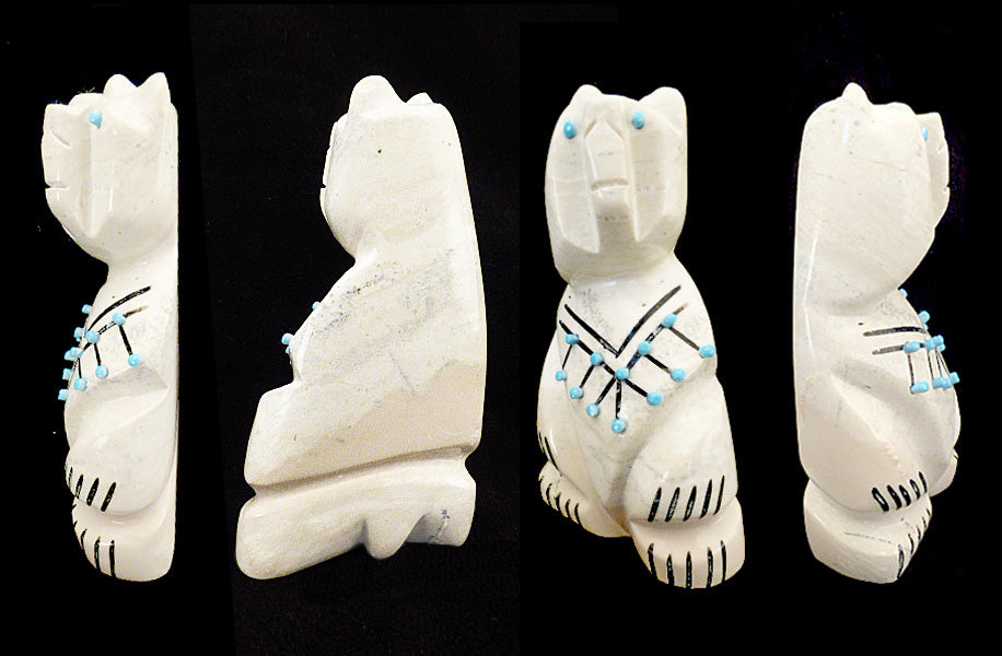 Serpentine Bear by Terrence Martza - Zuni Fetish Sunshine Studio