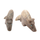 Picasso Marble Wolf by Lloyd Lasiloo