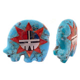 Turquoise Medicine Bear by Andres Lementino