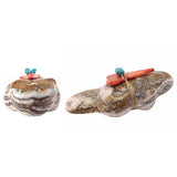 Travertine Beaver by Leland Boone and Daphne Quam