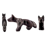 Black Marble Wolf by Garrick Acque