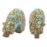 Number Eight Mine Turquoise Bear by Farlan & Paulette Quam