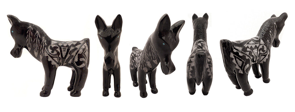 Black Marble Donkey by Curtis Garcia