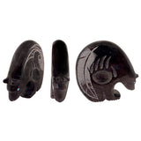 Black Marble Medicine Bear by Hiram Peynetsa