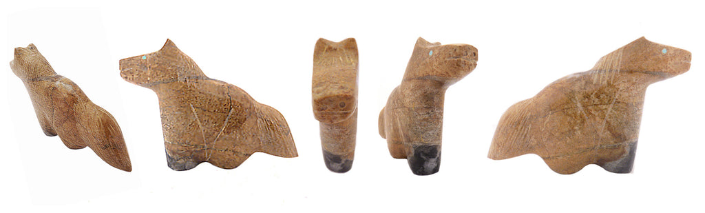 Picasso Marble Horse by Leland Boone and Daphne Quam - Zuni Fetish Sunshine Studio