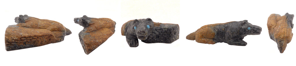 Phosphosiderite Badger Protecting The Village by Herbert Him