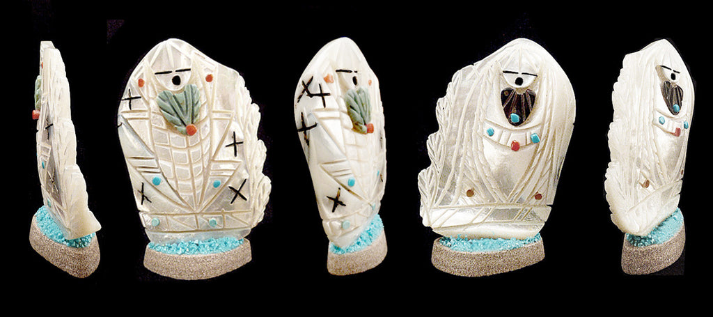 Mother-of-Pearl Maiden, Double by Vickie Quandelacy