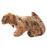 Found Gold Flake Stone Mountain Lion by Loren Tsalabutie