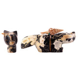 Leopard Marble Wolf by Burt Awelagte