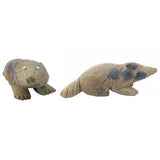 Azurite, Malachite And Base Rock Badger by Jonas Hustito