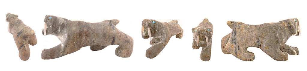 Picasso Marble Saber Tooth Tiger by Cody Nastacio