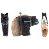 Picasso Marble Medicine Bear by Tony Laiwakete