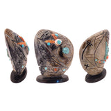 Picasso Marble Maiden Figure by Vickie Quandelacy