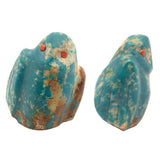Chrysocolla Bird, Owl by Alvin Calavaza
