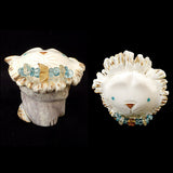 Antler African Lion by Robert Michael Weahkee