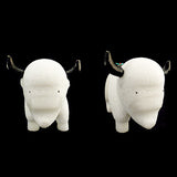 Alabaster Buffalo by Brion Hattie