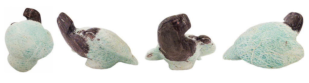 Amazonite Bird, Eagle by Loren Tsalabutie - Zuni Fetish Sunshine Studio