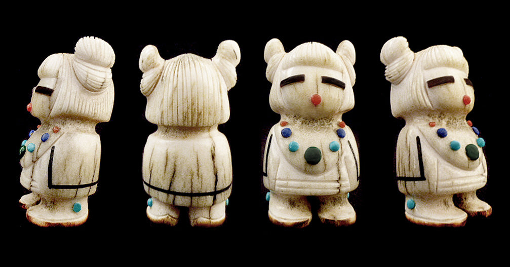 Antler Maiden by Raymond Tsalate - Zuni Fetish Sunshine Studio