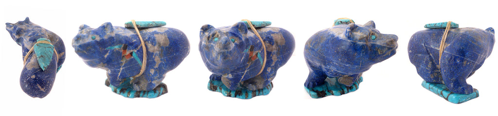 Lapis Lazuli Medicine Bear by Jeff Shetima