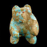 Number Eight Mine Turquoise Bear by Brion Hattie