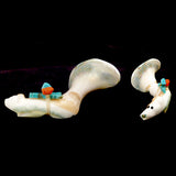 Green Snail Shell Fox by Bernard Homer Jr, Deceased