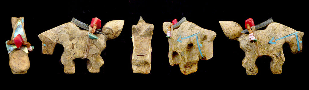 Jasper Horse by Fernando Laiwakete - Zuni Fetish Sunshine Studio