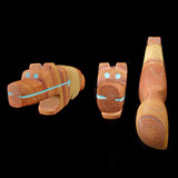 Nevada Sandstone aka; Wonderstone Wolf by Bernard Laiwakete