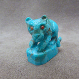 Turquoise* Mountain Lion by Fabian Cheama, Deceased