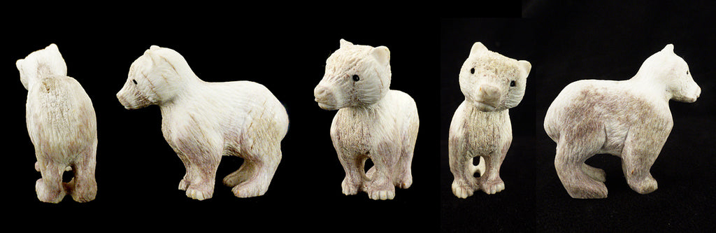 Antler Bear by Chris Peina - Zuni Fetish Sunshine Studio