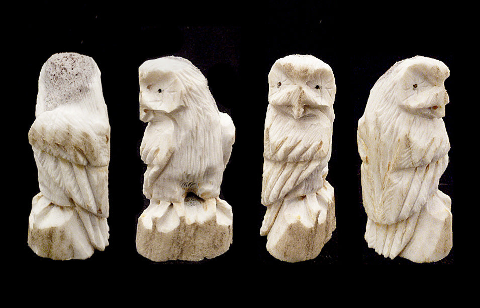 Antler Bird, Owl by Lewis Malie