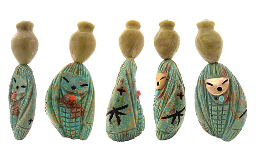 Turquoise Maiden by Kateri Sanchez - Zuni Fetish Sunshine Studio