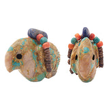 Turquoise Bird, Sparrow by Kateri Sanchez