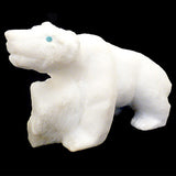White Marble Bear by Herbert Him