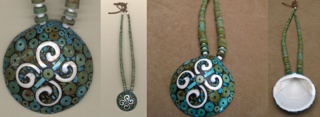 Turquoise Necklace by Brian Yatsattie - Zuni Fetish  Jewelry - Zuni Fetish Sunshine Studio