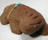 Sandstone Horned Toad by Darrell Westika  - Zuni Fetish