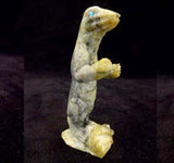 Picasso Marble Lizard by Herbert Him  - Zuni Fetish