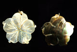 Mother-of-Pearl Flower Pendant by Lita Atencio -  Santo Domingo Jewelry