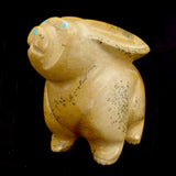 Zuni Rock (travertine) Rabbit by Enrike Leekya