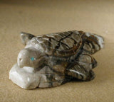 Picasso Marble Turtle by Brian Yatsattie  - Zuni Fetish